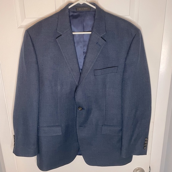 RALPH LAUREN Sport Coat Blue Size 44S (short) EUC!
